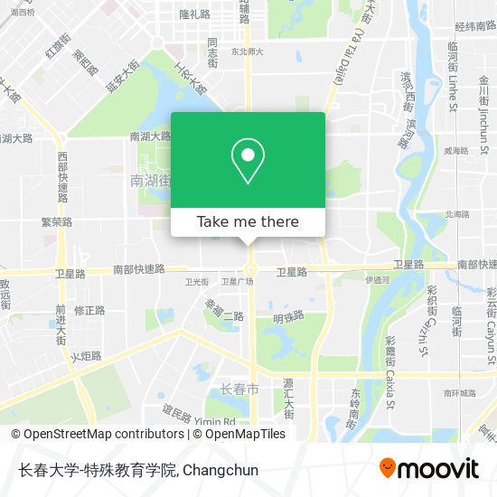 长春大学-特殊教育学院 map