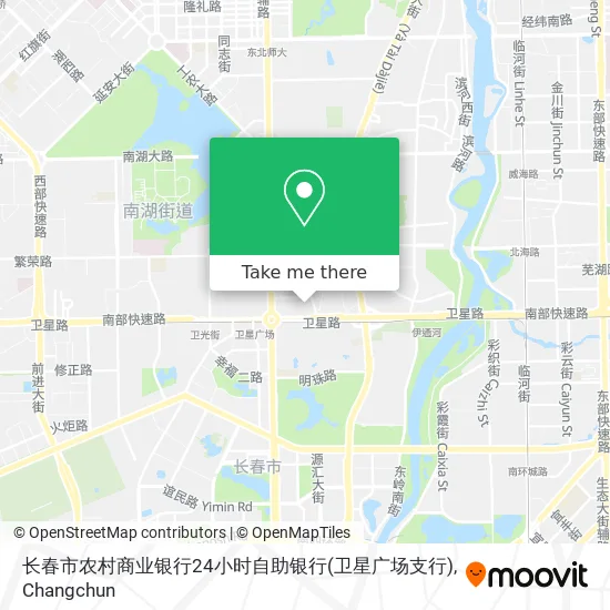 长春市农村商业银行24小时自助银行(卫星广场支行) map