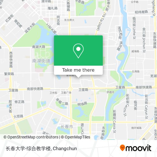 长春大学-综合教学楼 map