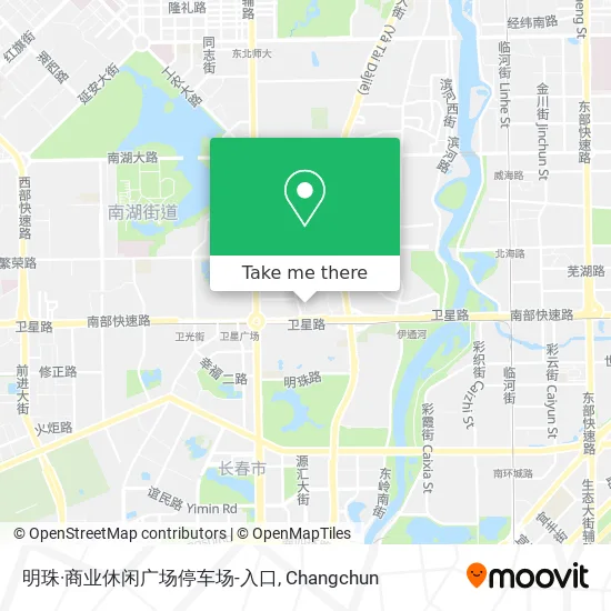 明珠·商业休闲广场停车场-入口 map