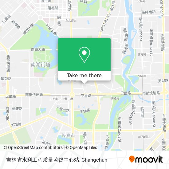 吉林省水利工程质量监督中心站 map