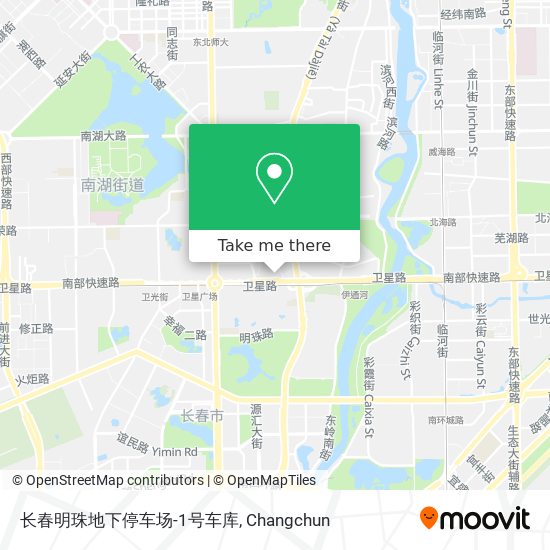 长春明珠地下停车场-1号车库 map