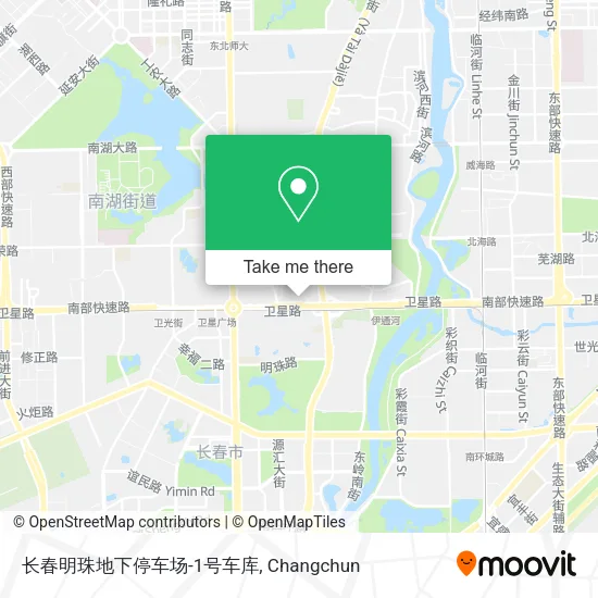 长春明珠地下停车场-1号车库 map