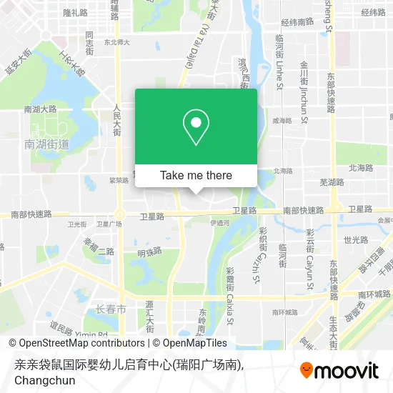 亲亲袋鼠国际婴幼儿启育中心(瑞阳广场南) map