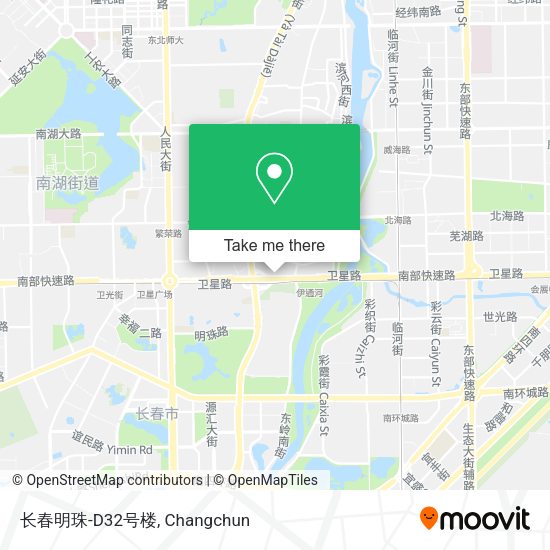 长春明珠-D32号楼 map