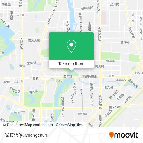 诚援汽修 map