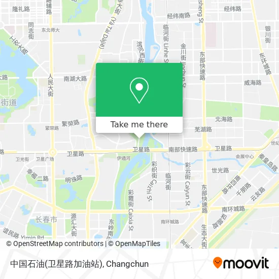 中国石油(卫星路加油站) map
