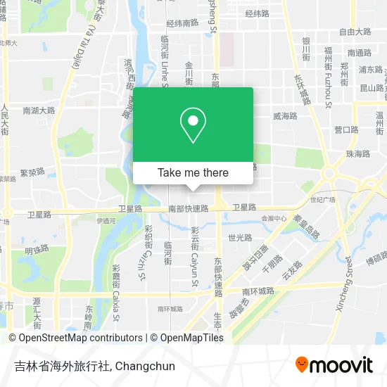 吉林省海外旅行社 map