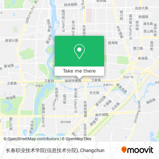 长春职业技术学院(信息技术分院) map