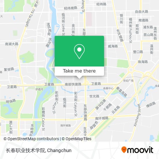 长春职业技术学院 map
