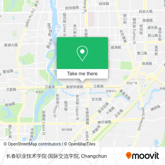 长春职业技术学院-国际交流学院 map