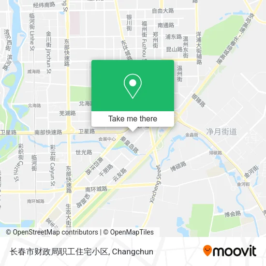 长春市财政局职工住宅小区 map
