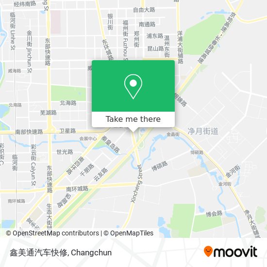 鑫美通汽车快修 map