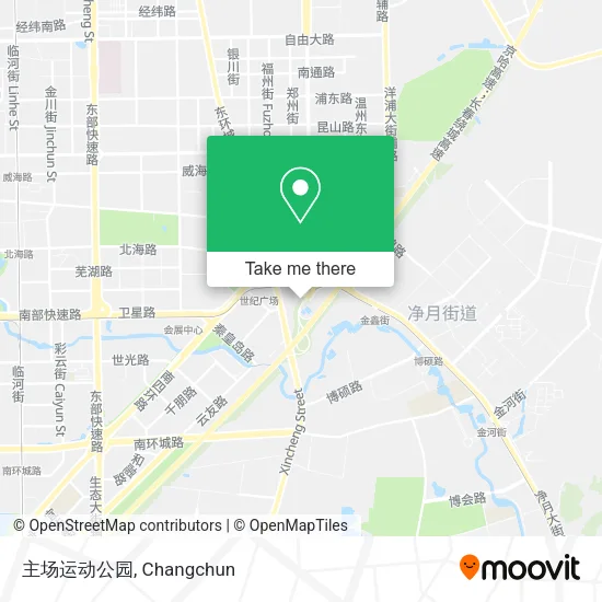 主场运动公园 map