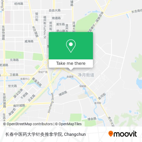 长春中医药大学针灸推拿学院 map