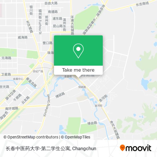 长春中医药大学-第二学生公寓 map