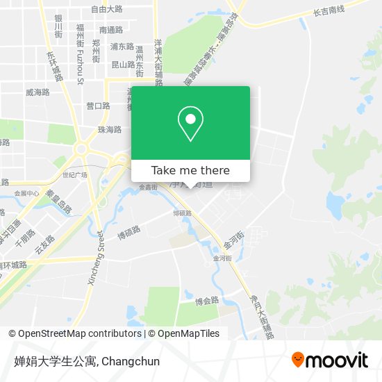 婵娟大学生公寓 map