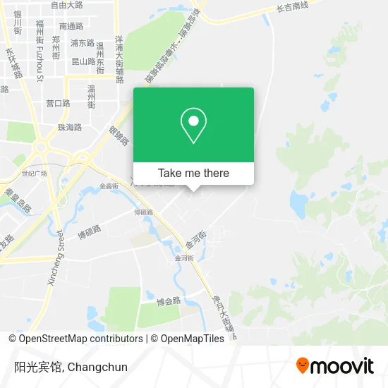阳光宾馆 map