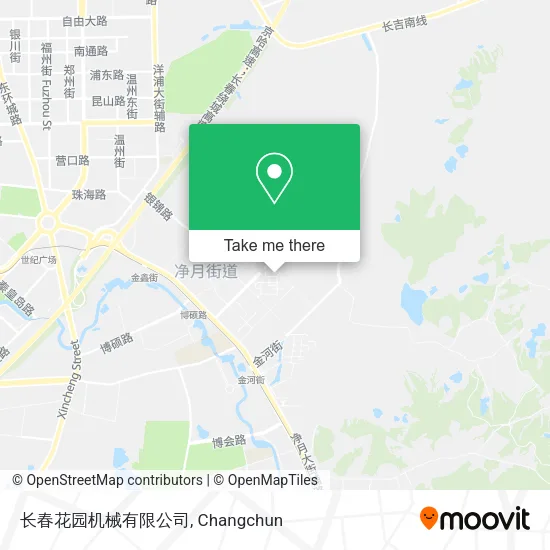 长春花园机械有限公司 map