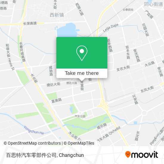 百思特汽车零部件公司 map