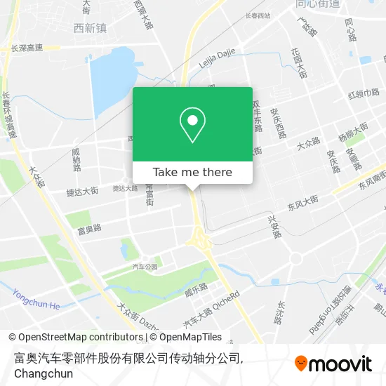 富奥汽车零部件股份有限公司传动轴分公司 map