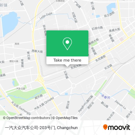 一汽大众汽车公司-203号门 map