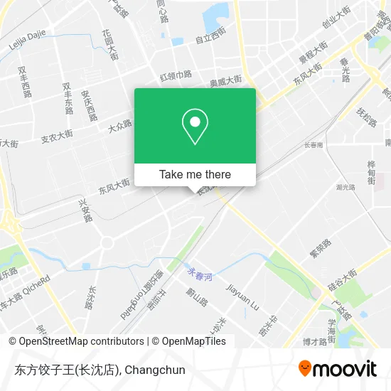东方饺子王(长沈店) map