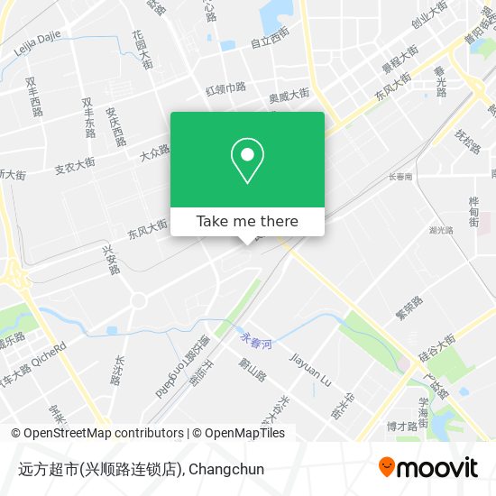 远方超市(兴顺路连锁店) map