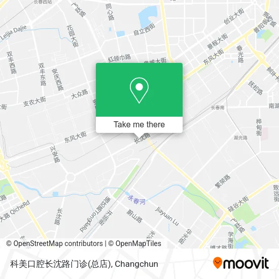科美口腔长沈路门诊(总店) map