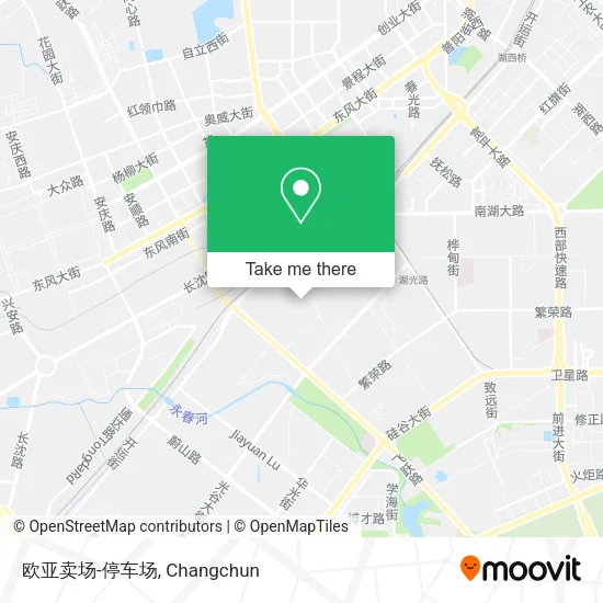 欧亚卖场-停车场 map