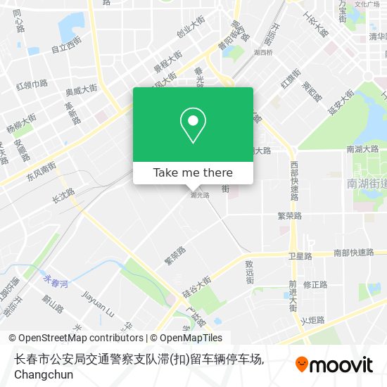 长春市公安局交通警察支队滞(扣)留车辆停车场 map