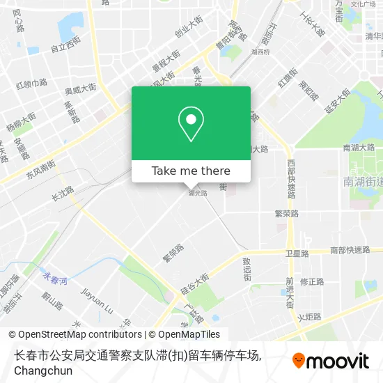 长春市公安局交通警察支队滞(扣)留车辆停车场 map
