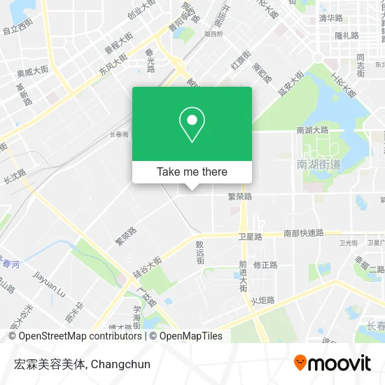 宏霖美容美体 map