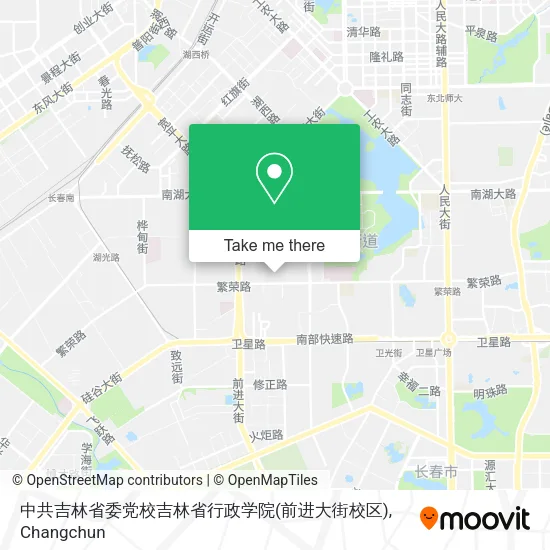 中共吉林省委党校吉林省行政学院(前进大街校区) map
