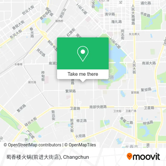 蜀香楼火锅(前进大街店) map