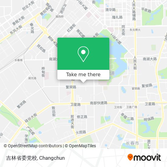 吉林省委党校 map