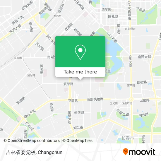 吉林省委党校 map