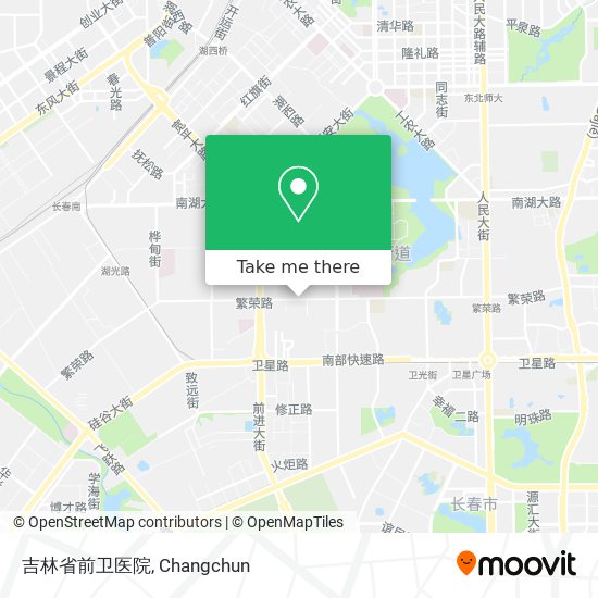 吉林省前卫医院 map