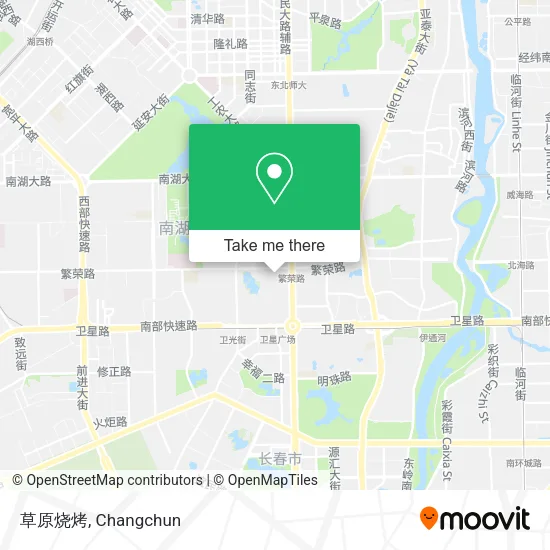 草原烧烤 map