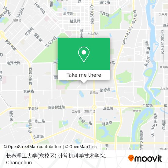 长春理工大学(东校区)-计算机科学技术学院 map