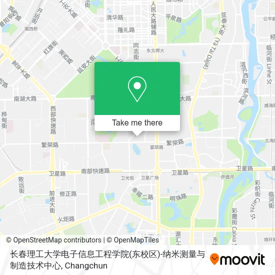 长春理工大学电子信息工程学院(东校区)-纳米测量与制造技术中心 map