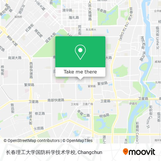 长春理工大学国防科学技术学校 map