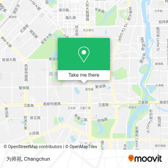 为师苑 map