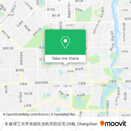 长春理工大学东校区光机学院住宅-20栋 map