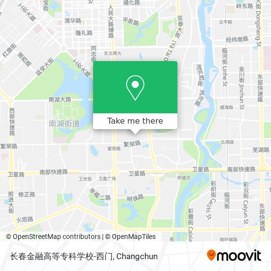 长春金融高等专科学校-西门 map