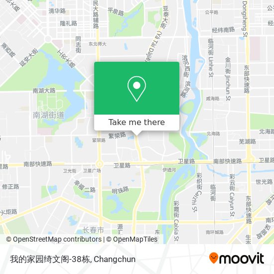 我的家园绮文阁-38栋 map