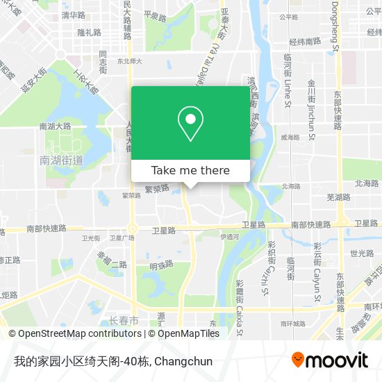 我的家园小区绮天阁-40栋 map