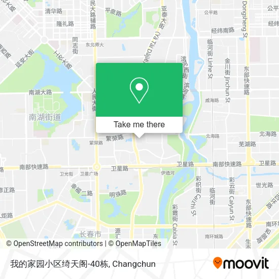我的家园小区绮天阁-40栋 map