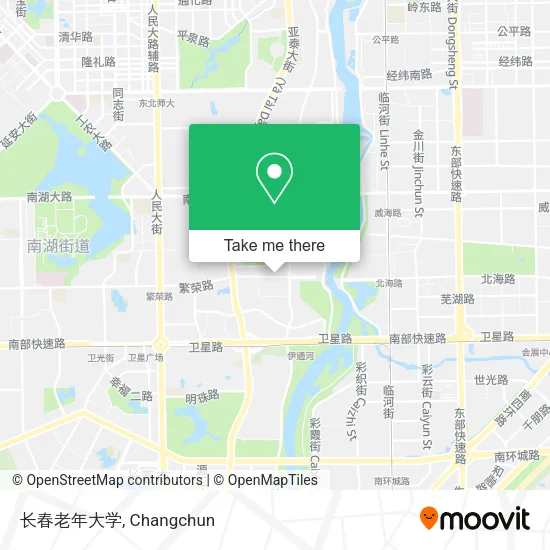 长春老年大学 map