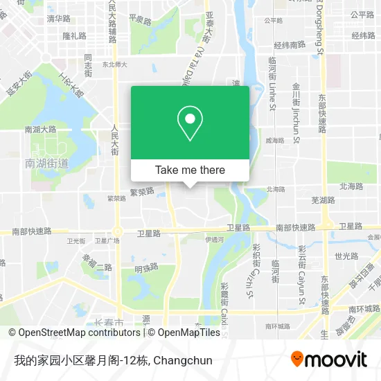 我的家园小区馨月阁-12栋 map